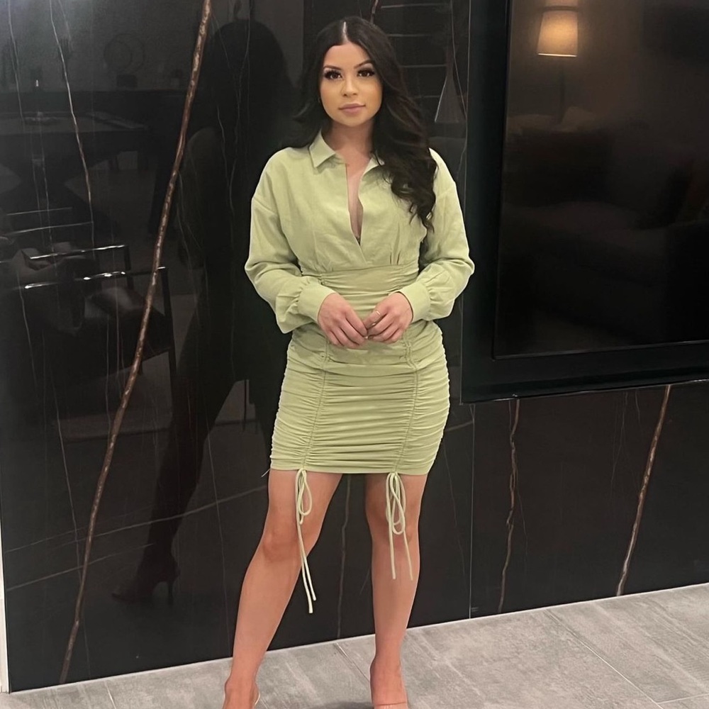 Green dress